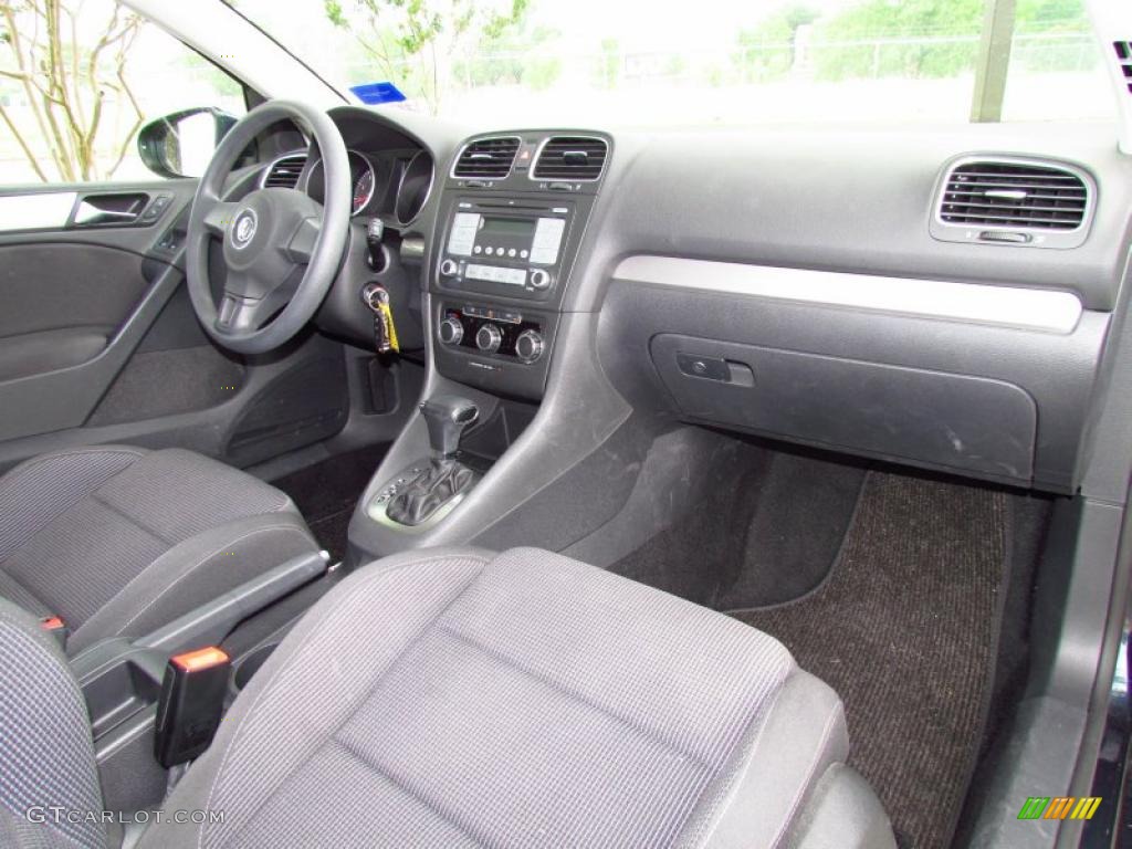 Titan Black Interior 2010 Volkswagen Golf 2 Door Photo #49750591