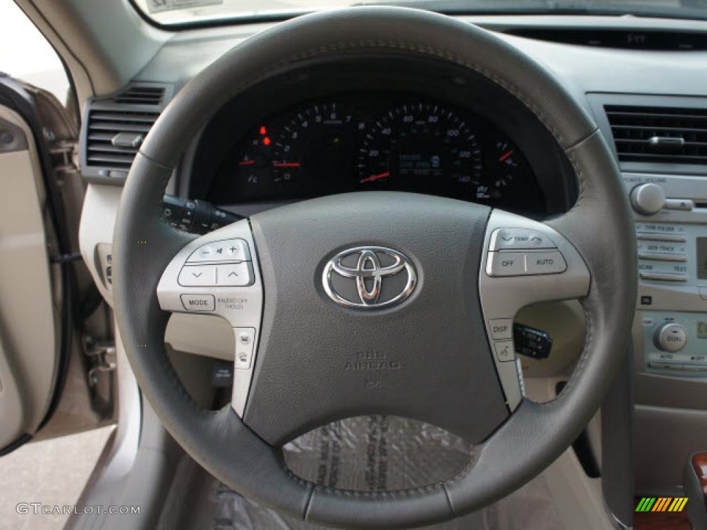 2008 Camry XLE - Desert Sand Mica / Ash photo #15