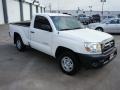 Super White 2009 Toyota Tacoma Regular Cab Exterior