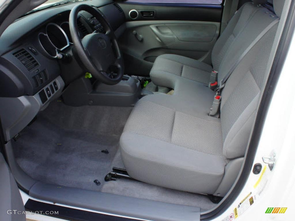 Graphite Gray Interior 2009 Toyota Tacoma Regular Cab Photo #49751731