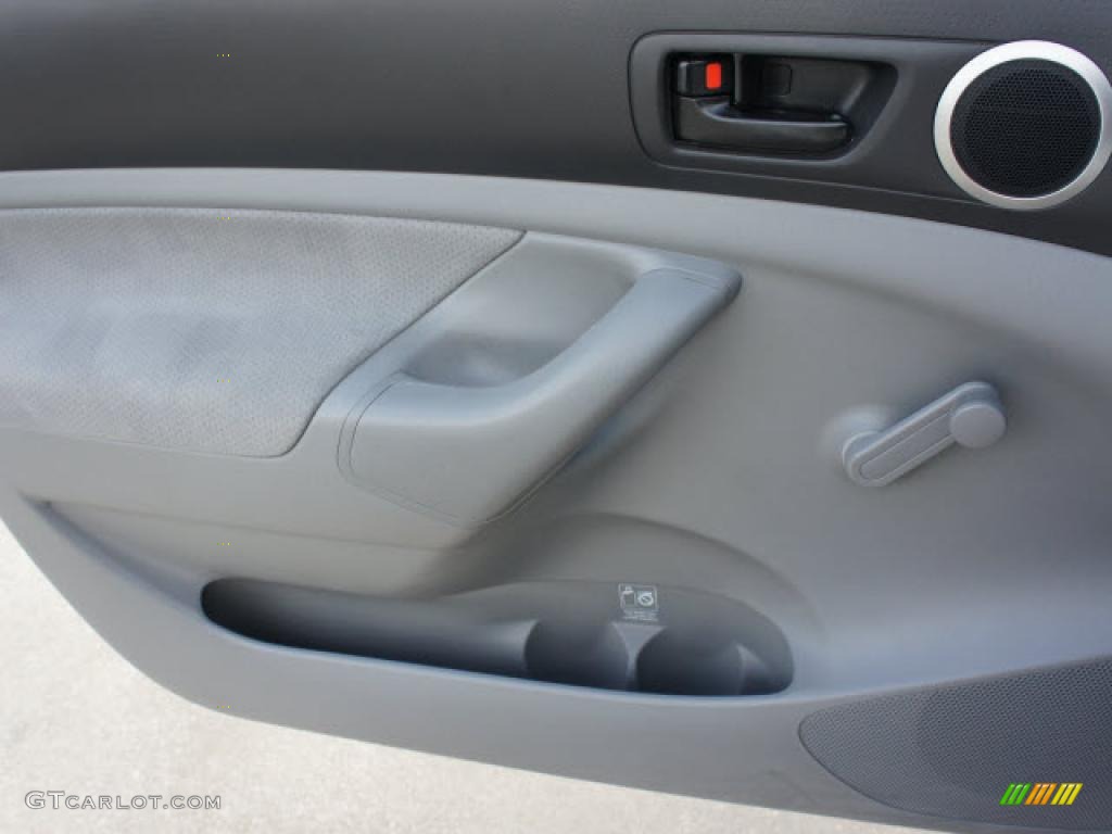 2009 Toyota Tacoma Regular Cab Graphite Gray Door Panel Photo #49751773