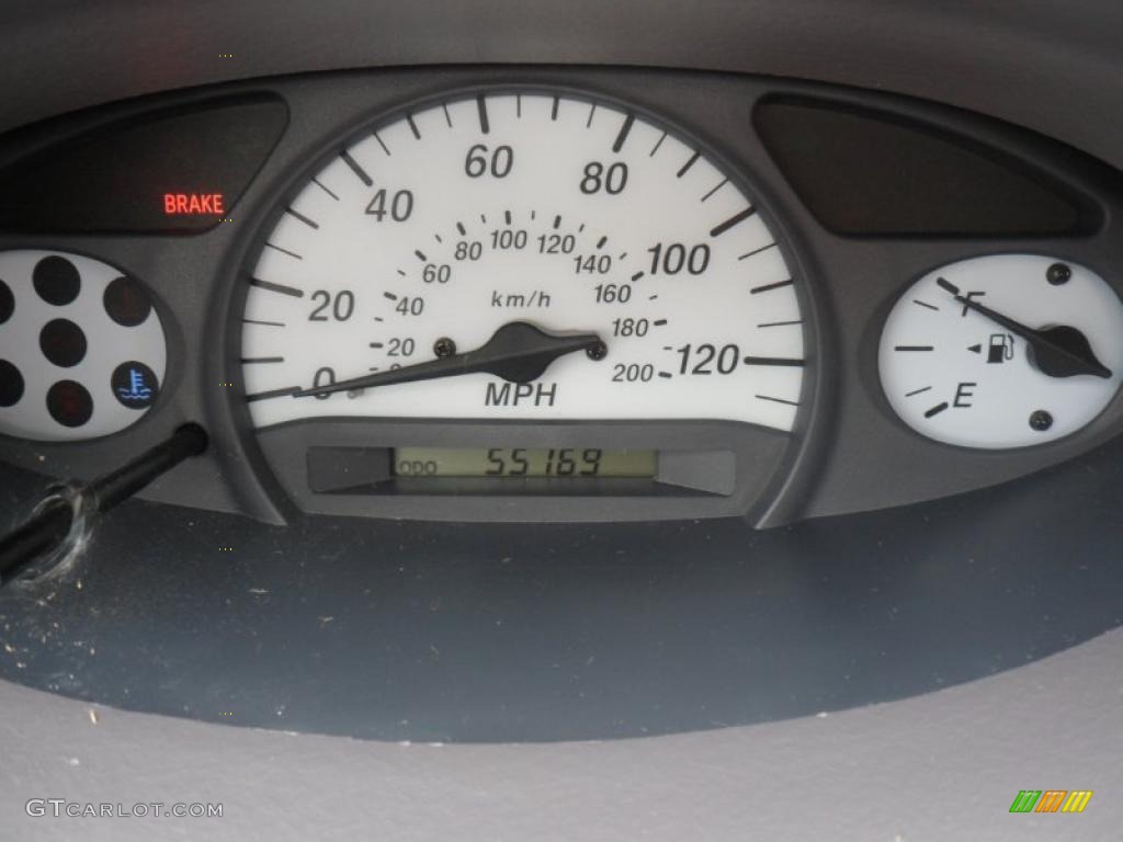 2001 Toyota ECHO Sedan Gauges Photos