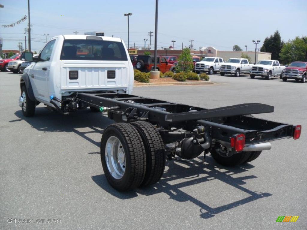 Bright White 2011 Dodge Ram 5500 HD ST Regular Cab 4x4 Chassis Exterior Photo #49752715