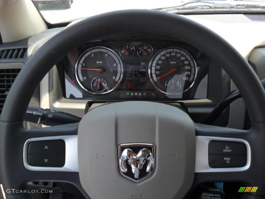 2011 Dodge Ram 5500 HD ST Regular Cab 4x4 Chassis Dark Slate/Medium Graystone Steering Wheel Photo #49752904