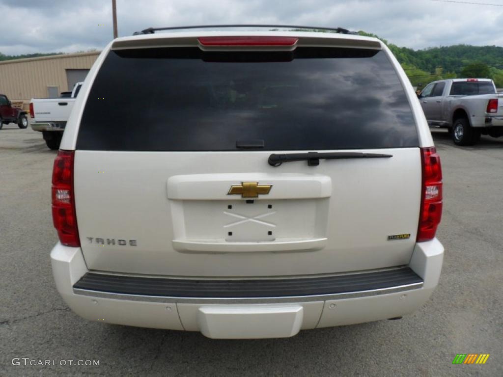 2009 Tahoe LTZ 4x4 - White Diamond Tricoat / Ebony photo #4