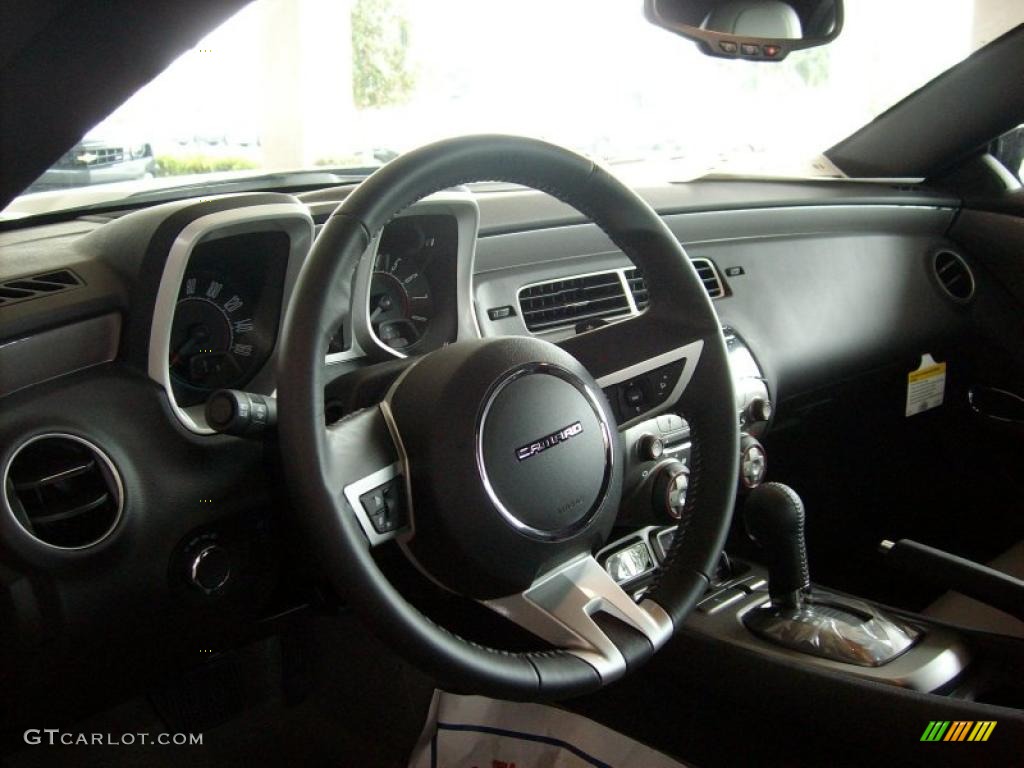 2011 Chevrolet Camaro LT/RS Convertible Gray Steering Wheel Photo #49752982