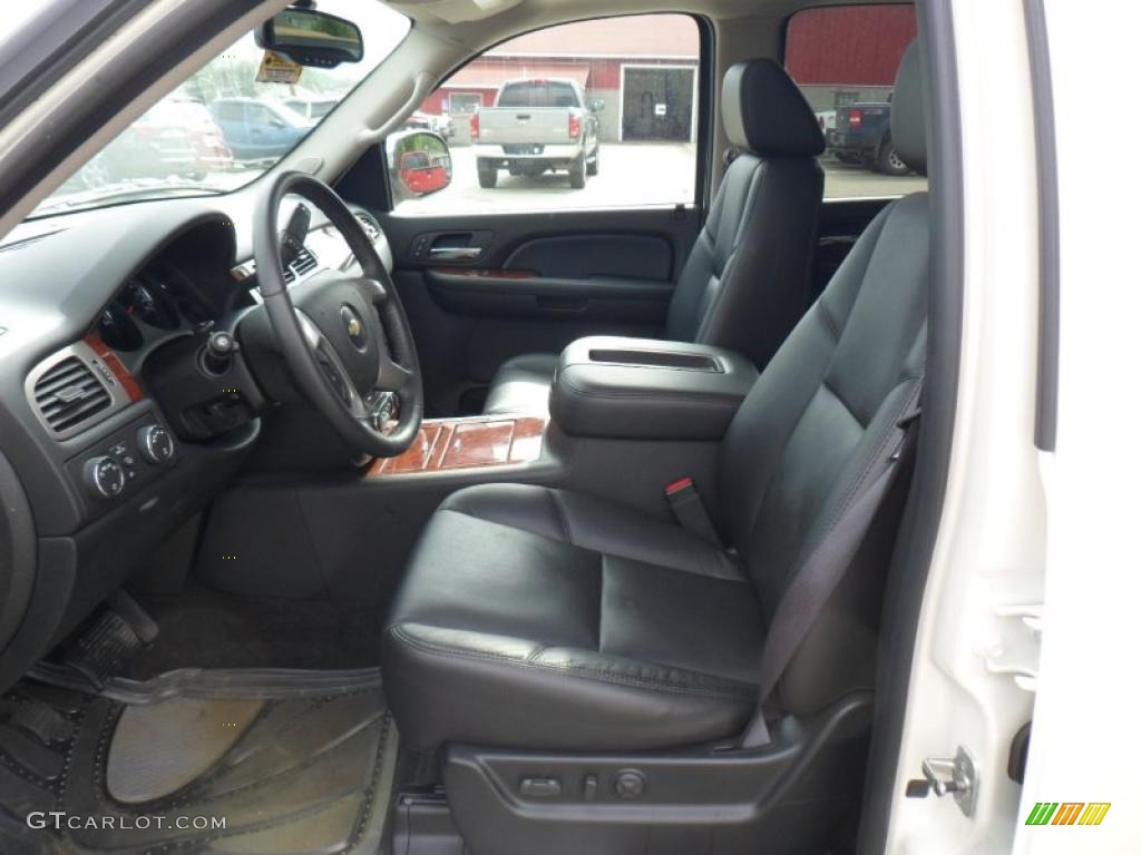 2009 Tahoe LTZ 4x4 - White Diamond Tricoat / Ebony photo #10