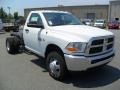 2011 Bright White Dodge Ram 3500 HD SLT Regular Cab 4x4 Chassis  photo #5