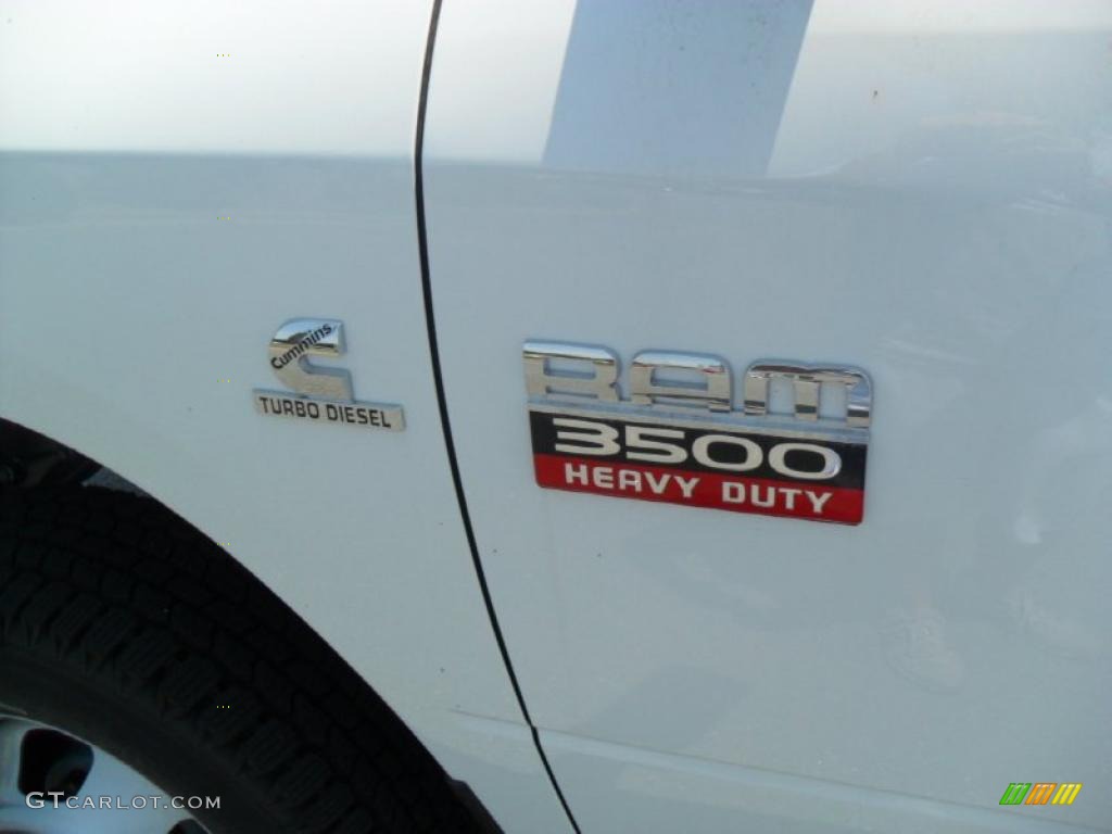 2011 Dodge Ram 3500 HD SLT Regular Cab 4x4 Chassis Marks and Logos Photo #49753162