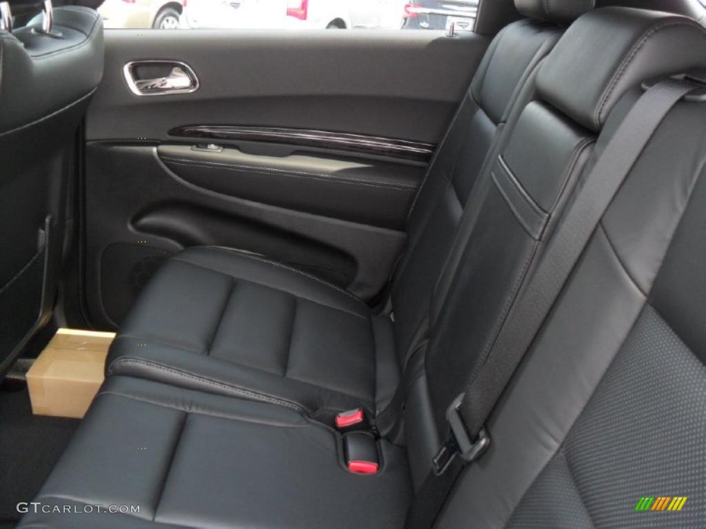 Black Interior 2011 Dodge Durango Citadel Photo #49753708