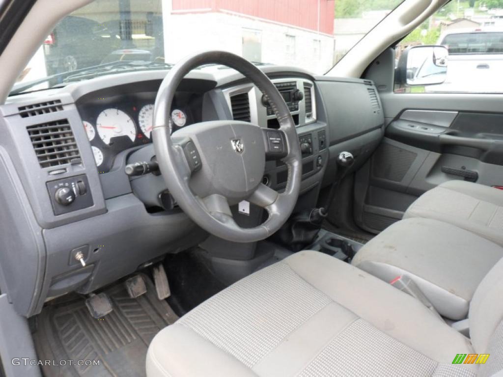 Medium Slate Gray Interior 2008 Dodge Ram 3500 SLT Regular Cab 4x4 Chassis Photo #49753777