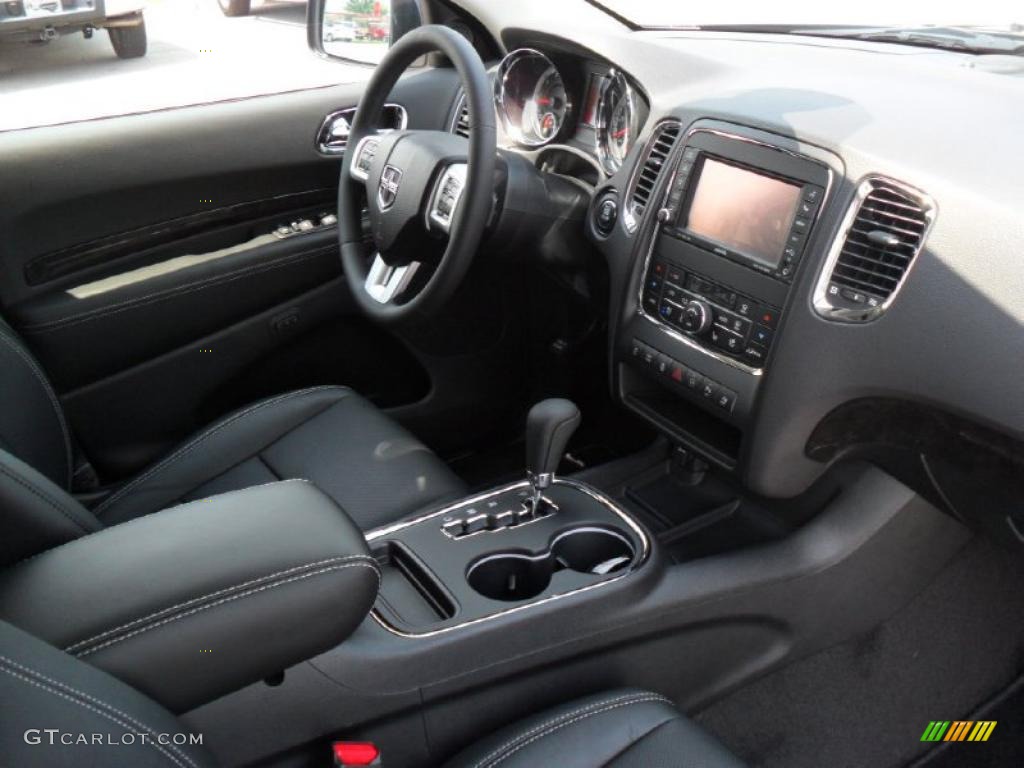Black Interior 2011 Dodge Durango Citadel Photo #49753822