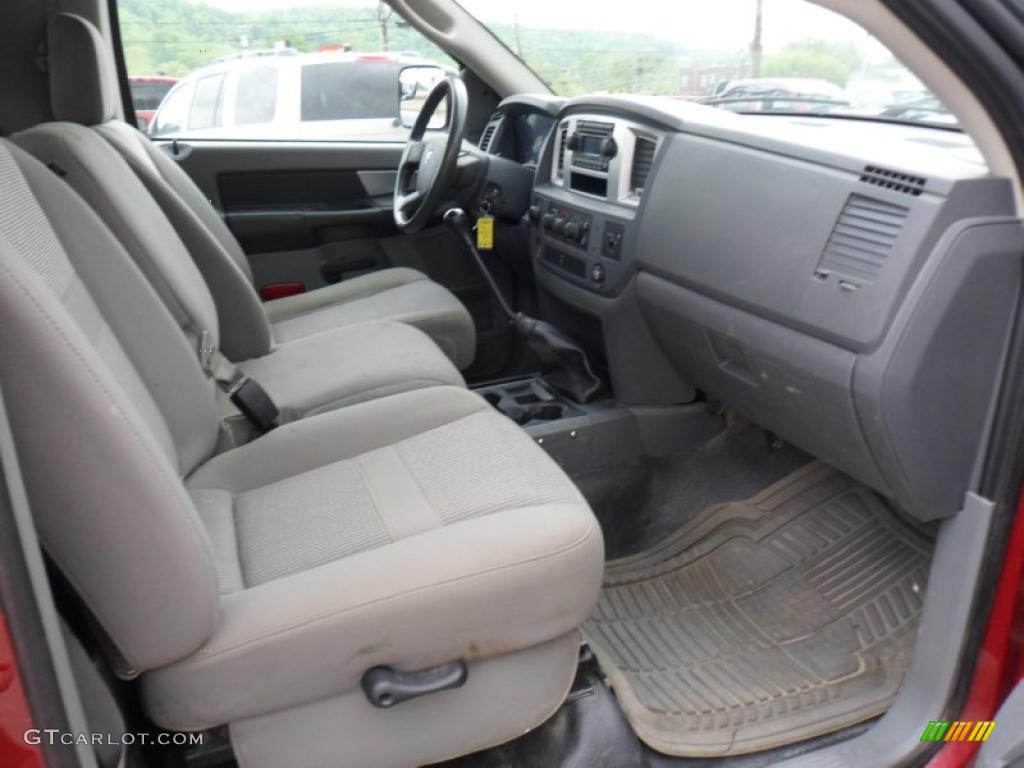 Medium Slate Gray Interior 2008 Dodge Ram 3500 SLT Regular Cab 4x4 Chassis Photo #49753843