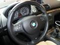 Savanna Beige/Black Boston Leather 2009 BMW 1 Series 135i Coupe Steering Wheel
