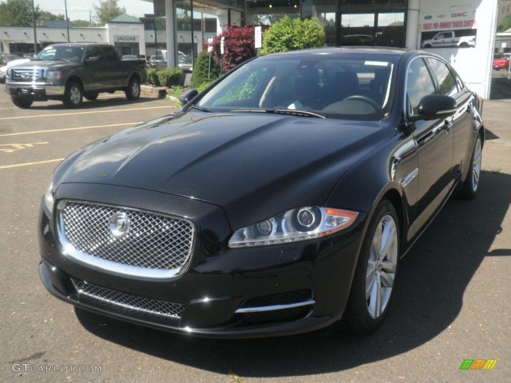 Ultimate Black Metallic 2011 Jaguar XJ XJL Exterior Photo #49755841