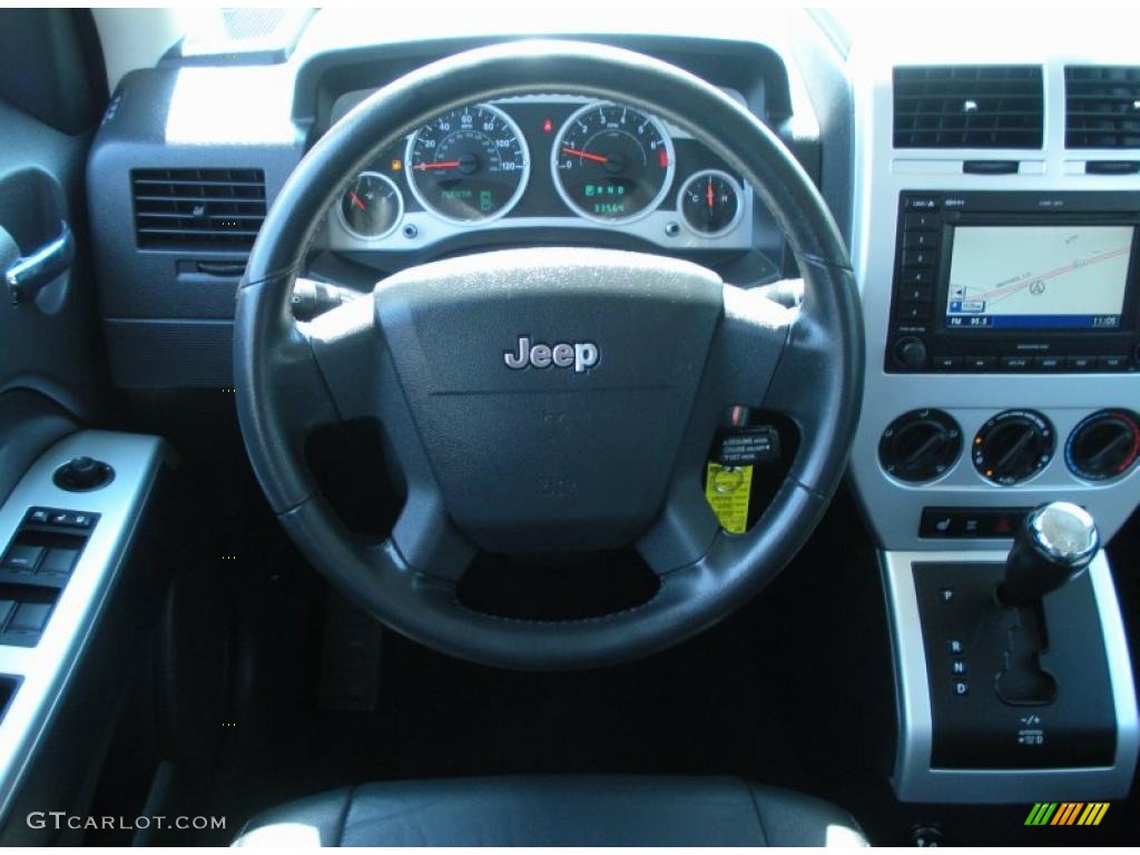 2008 Jeep Patriot Limited 4x4 Dark Slate Gray Steering Wheel Photo #49757674