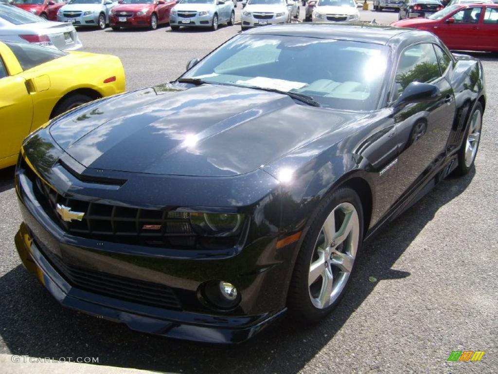 2011 Camaro SS/RS Coupe - Black / Black photo #1