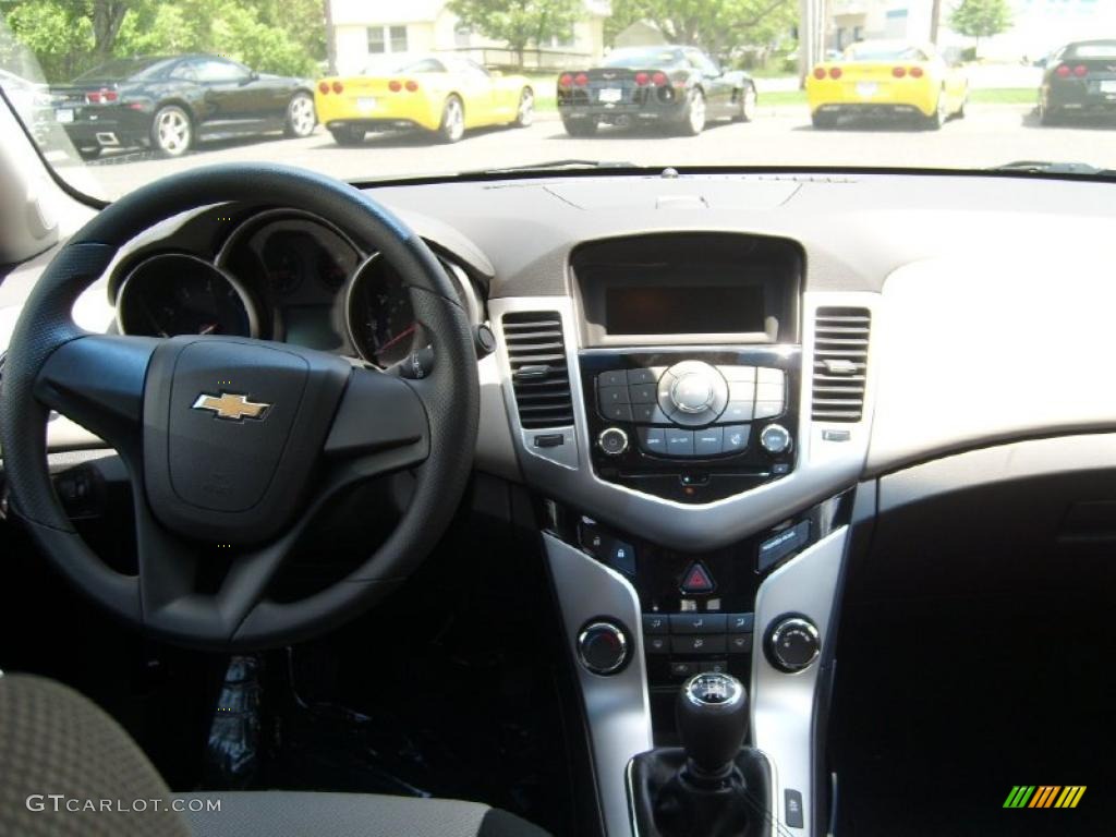 2011 Chevrolet Cruze LS Jet Black/Medium Titanium Dashboard Photo #49759183