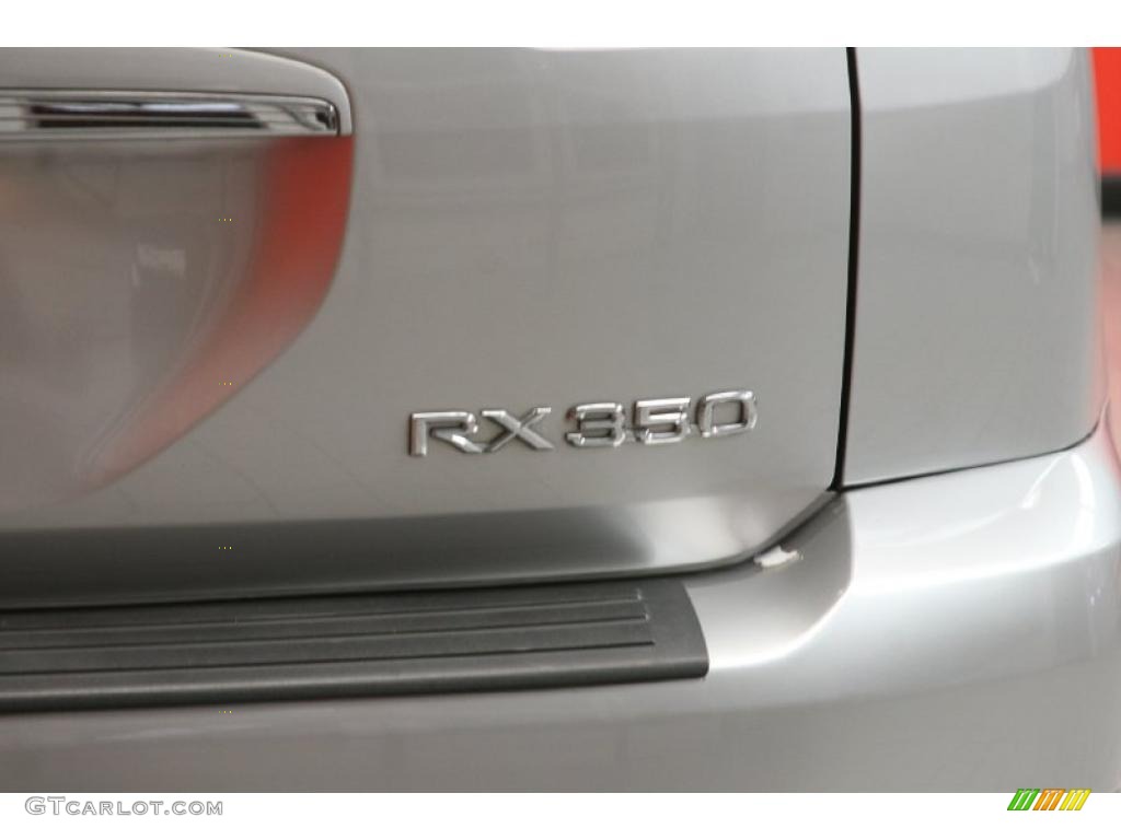 2009 RX 350 - Tungsten Pearl / Black photo #17