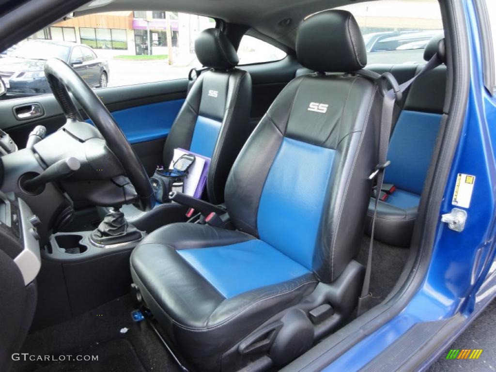 Ebony/Blue Interior 2005 Chevrolet Cobalt SS Supercharged Coupe Photo #49760275