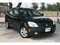 Midnight Black 2009 Kia Rio SX Sedan