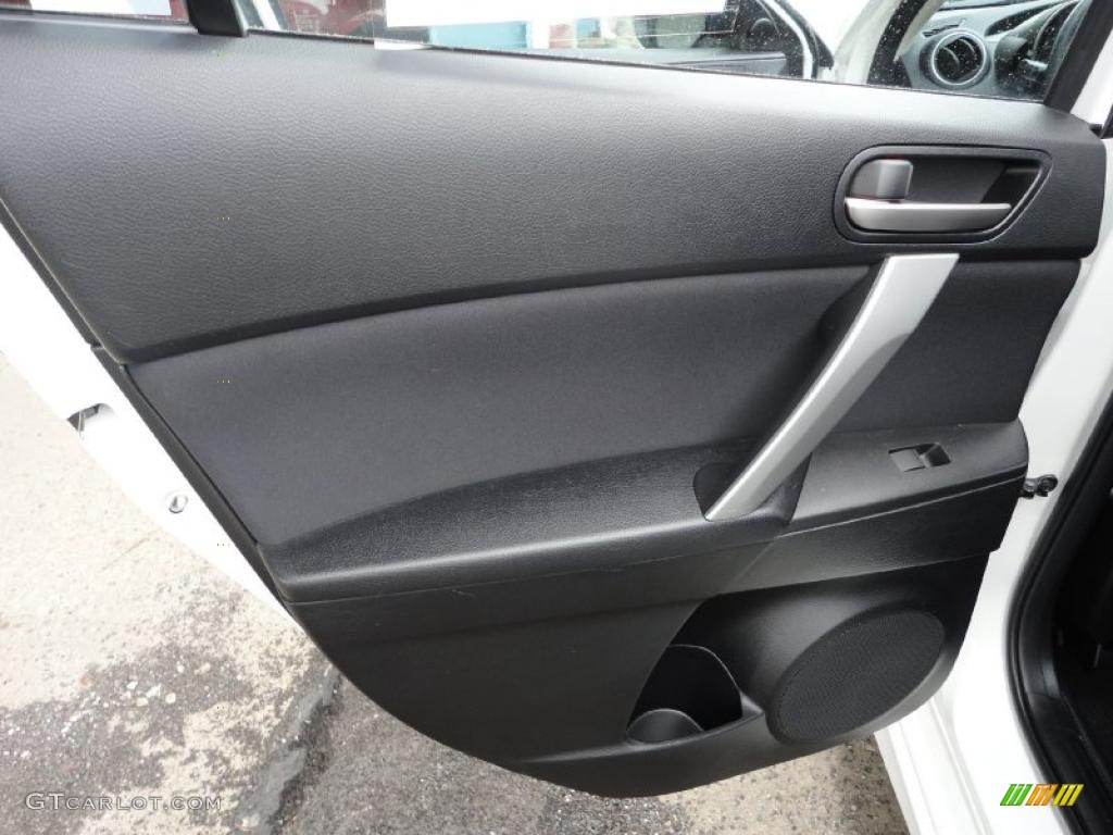 2010 Mazda MAZDA3 s Sport 5 Door Black Door Panel Photo #49762186
