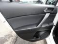 Black 2010 Mazda MAZDA3 s Sport 5 Door Door Panel