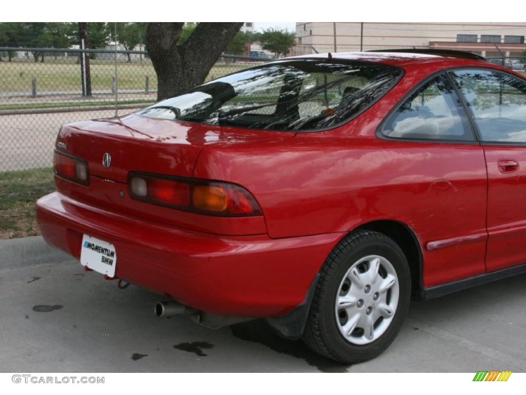 1997 Integra LS Coupe - Inza Red Pearl Metallic / Black photo #14