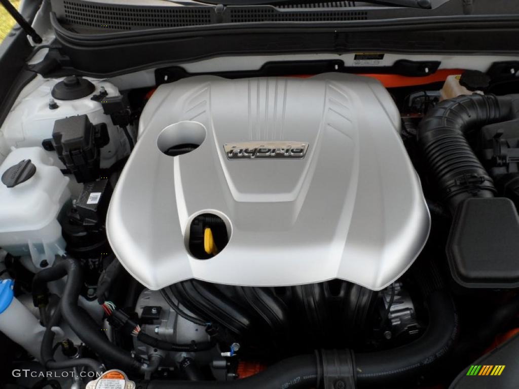 2011 Hyundai Sonata Hybrid 2.4 Liter h DOHC 16-Valve D-CVVT 4 Cylinder Gasoline/Electric Hybrid Engine Photo #49763869