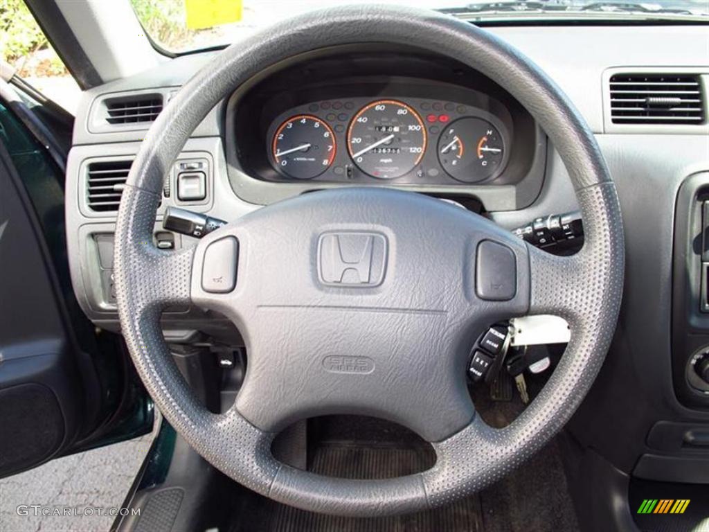 2000 Honda CR-V EX 4WD Dark Gray Steering Wheel Photo #49763932