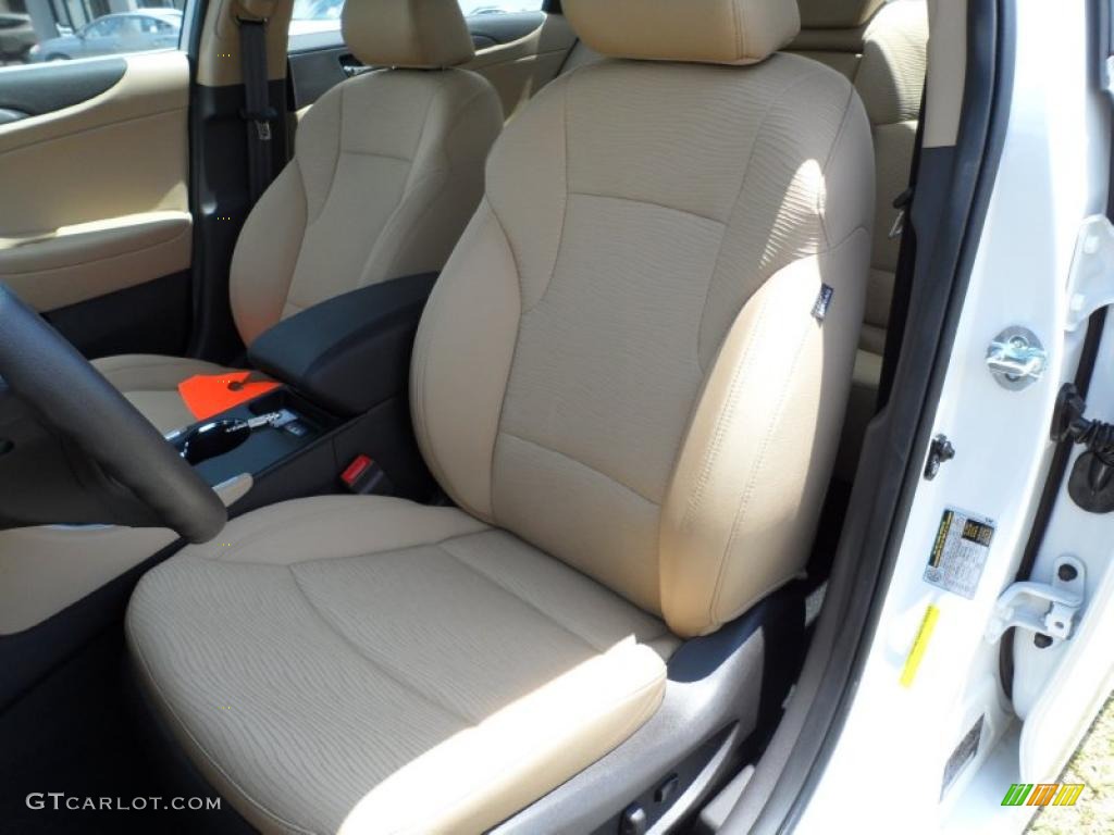 Camel Interior 2011 Hyundai Sonata Hybrid Photo #49763950