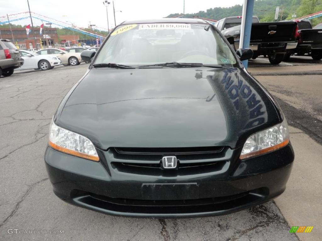 1998 Accord LX Sedan - Dark Emerald Pearl / Ivory photo #3
