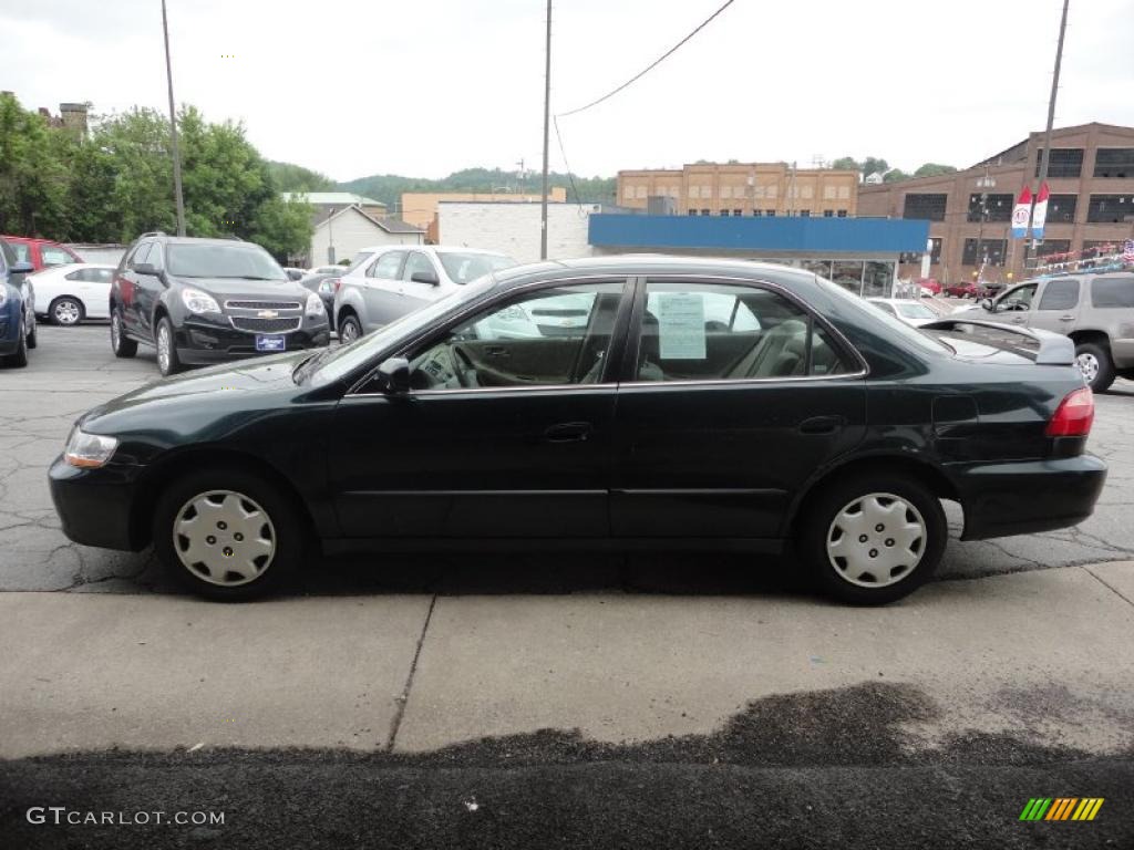1998 Accord LX Sedan - Dark Emerald Pearl / Ivory photo #5