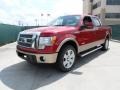 2011 Red Candy Metallic Ford F150 Lariat SuperCrew  photo #7