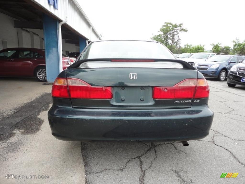 1998 Accord LX Sedan - Dark Emerald Pearl / Ivory photo #7