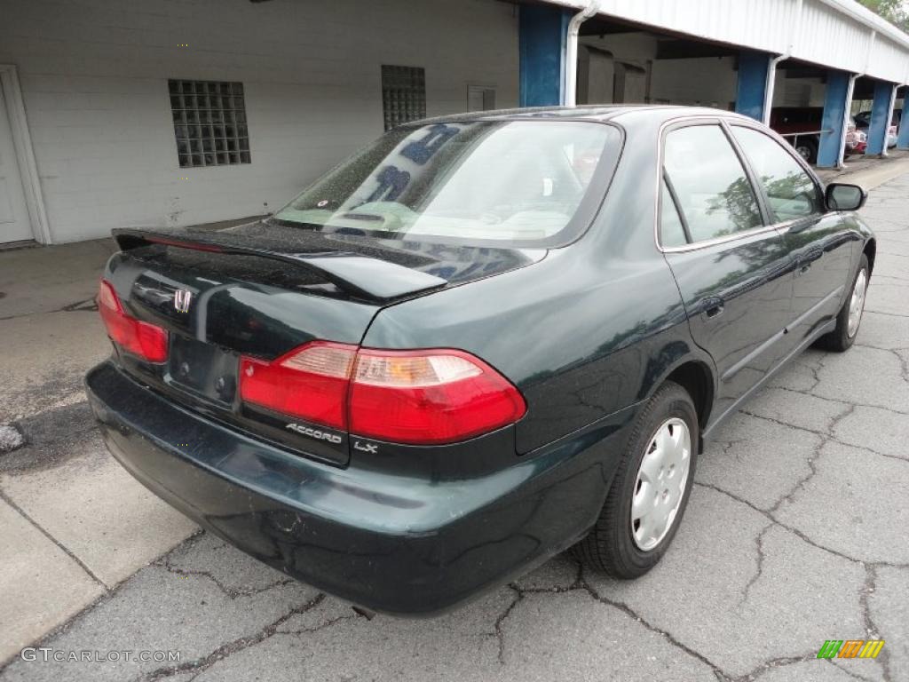 1998 Accord LX Sedan - Dark Emerald Pearl / Ivory photo #8