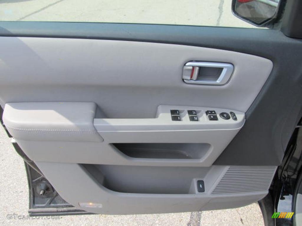 2010 Honda Pilot EX-L 4WD Gray Door Panel Photo #49764745