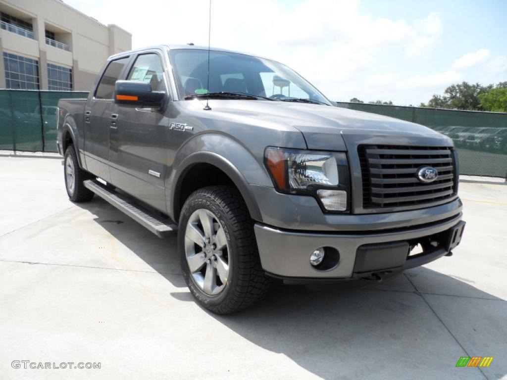 2011 F150 FX4 SuperCrew 4x4 - Sterling Grey Metallic / Black photo #1