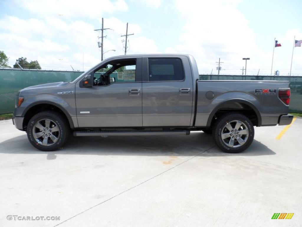 2011 F150 FX4 SuperCrew 4x4 - Sterling Grey Metallic / Black photo #6