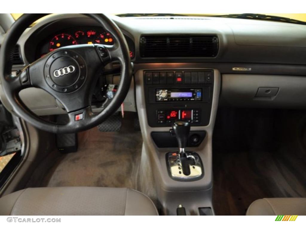 1999 Audi A4 1.8T quattro Sedan Opal Gray Dashboard Photo #49765462