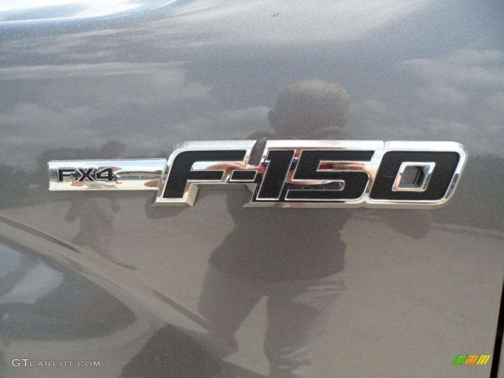 2011 F150 FX4 SuperCrew 4x4 - Sterling Grey Metallic / Black photo #13