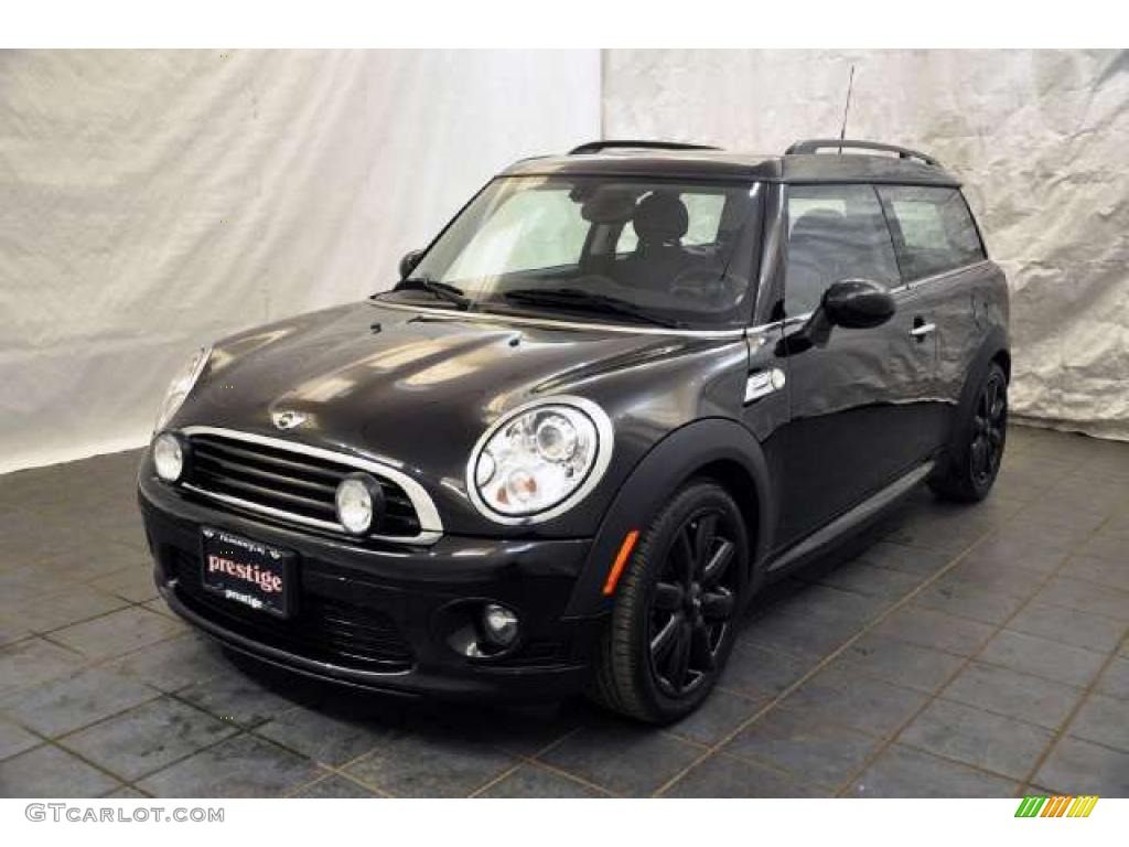 2009 Cooper Clubman - Midnight Black / Black/Rooster Red photo #1