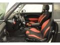 Black/Rooster Red Interior Photo for 2009 Mini Cooper #49765813