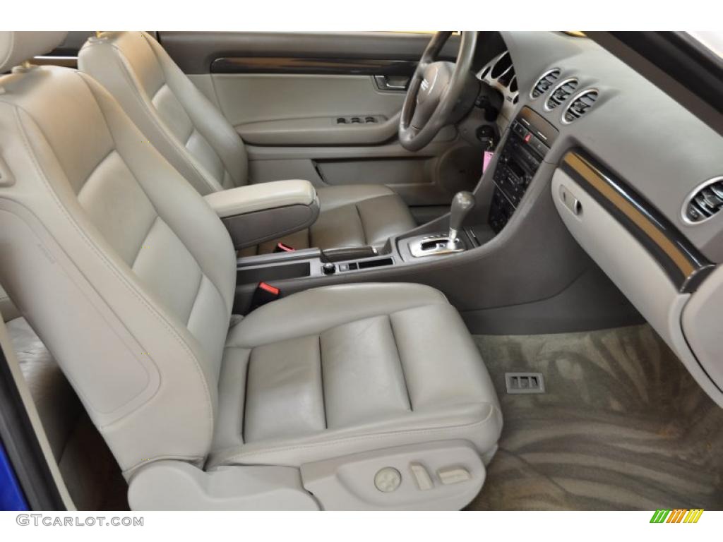Platinum Interior 2003 Audi A4 1.8T Cabriolet Photo #49765993