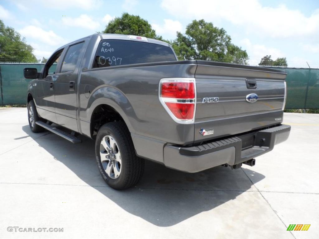 2011 F150 XLT SuperCrew - Sterling Grey Metallic / Steel Gray photo #5