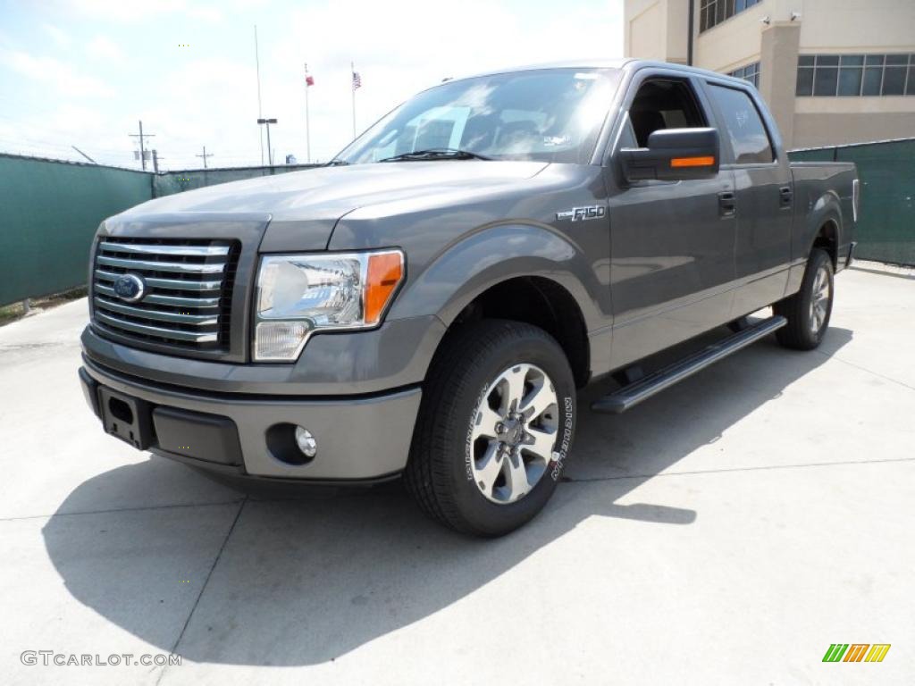 2011 F150 XLT SuperCrew - Sterling Grey Metallic / Steel Gray photo #7