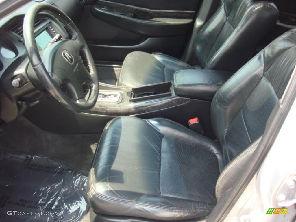 Ebony Interior 2003 Acura TL 3.2 Type S Photo #49768873