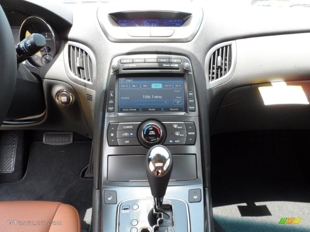 2011 Hyundai Genesis Coupe 3.8 Grand Touring Controls Photo #49769272