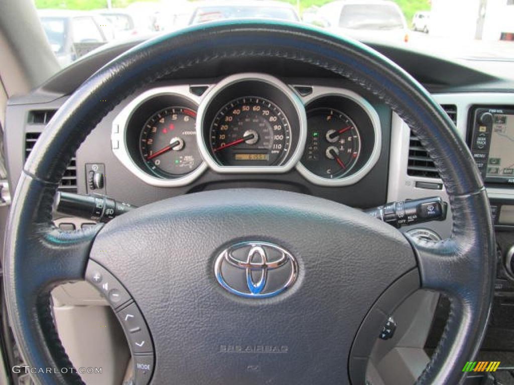 2005 Toyota 4Runner Limited 4x4 Stone Steering Wheel Photo #49769293
