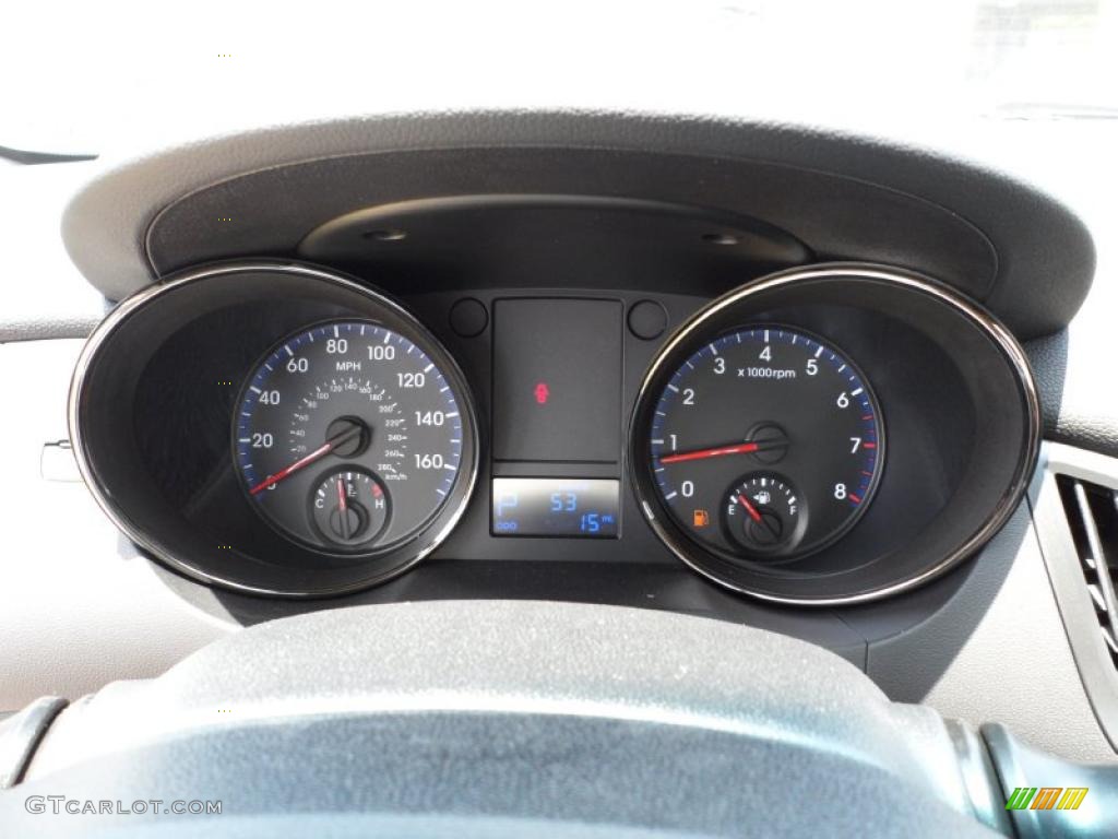 2011 Hyundai Genesis Coupe 3.8 Grand Touring Gauges Photo #49769386